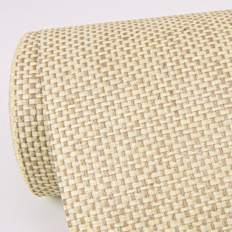 Yanyu Sage Paper Weave Grasscloth Wallpaper, Wheat