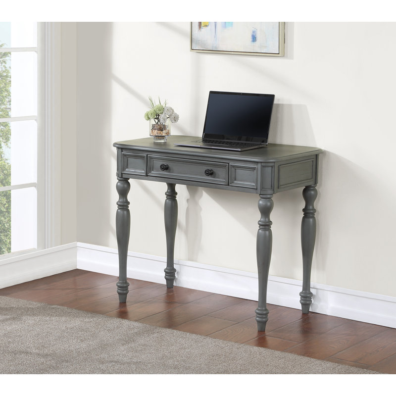 Bureau d'écriture rectangulaire l 36 po Burstyn, Gris plantation
