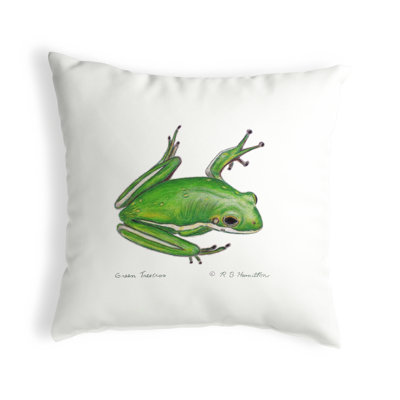 Coussin décoratif intérieur/extérieur treefrog