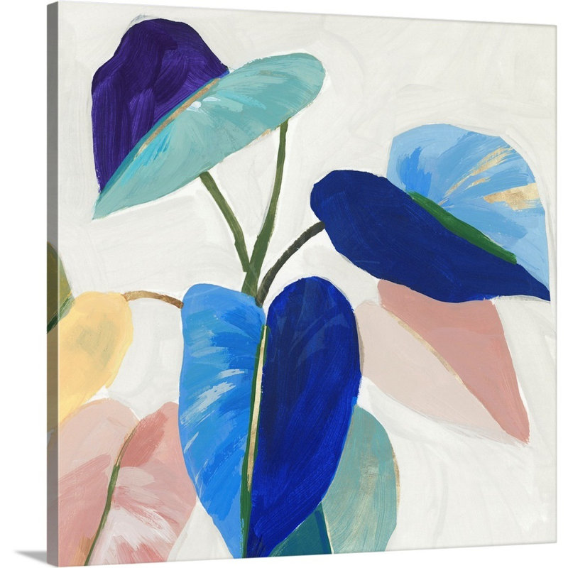 Art mural sur toile Bright Mood II, Toile tendue, H 12 po x l 12 po