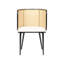 Alnora 45cm H Linen Upholstered Spindle Side Chair-1356497164