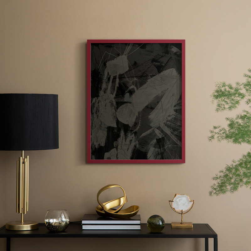Rain Shadow II Framed Print - Solid Wood