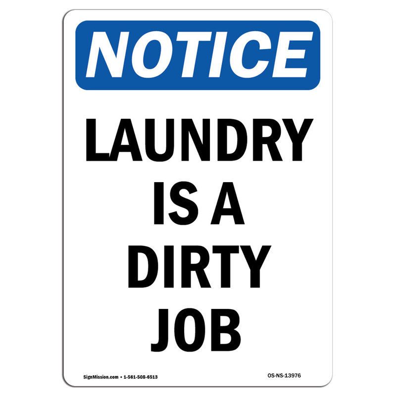 Laundry Sign