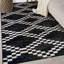Tapis noir et blanc Modern Modern-773668359