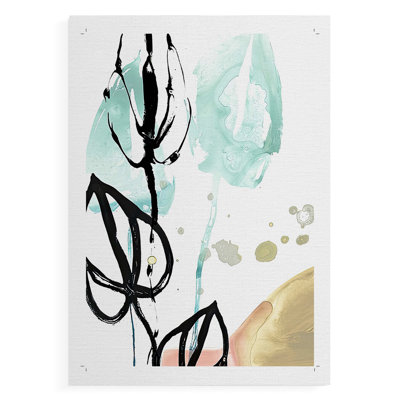 No Deckle Tropical Moderne VI - Impression sur toile seulement - NON CADRE