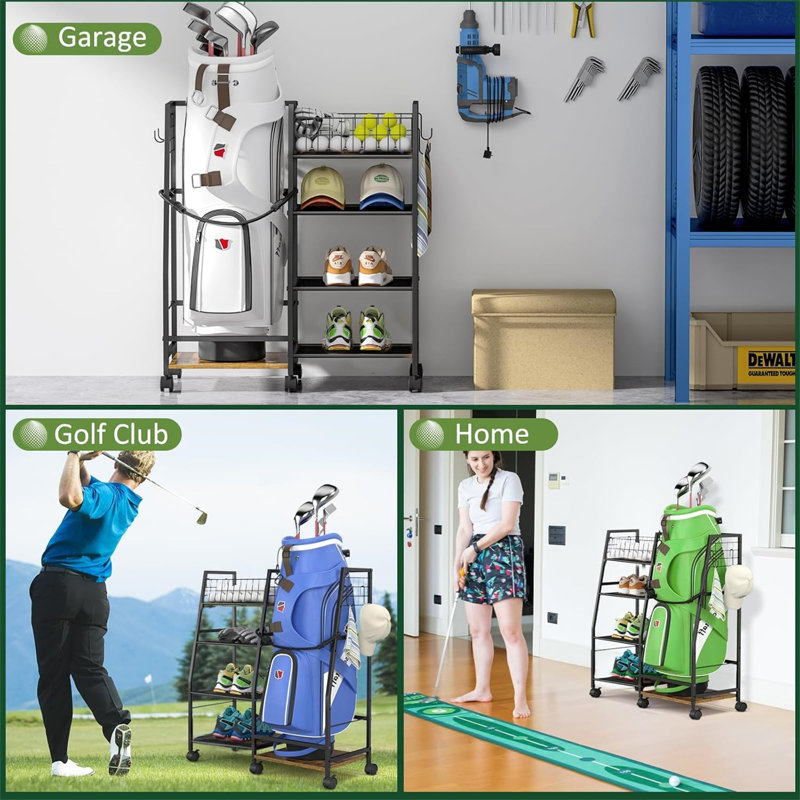 Metal Freestanding Multi-Use Sports Rack