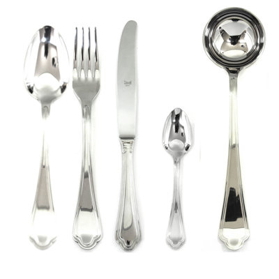 Leonardo Flatware Set - 49 Pieces - Stainless Steel