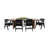 Modern Rectangular Arch Table 7-Piece Dining Set