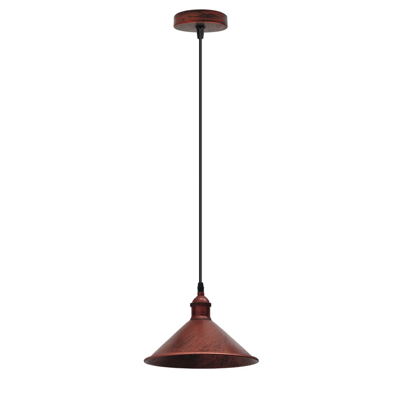 Adalbert 1 - Light Cone Pendant, Rustic Red