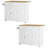 Ahlanni Kitchen Islands, Movable Kitchen Cart with Solid Wood Top, Locking Wheels, Towel Rack