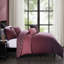  Ensemble d'édredon réversible 5 pièces Bebejan Mauve Dreams-122569082