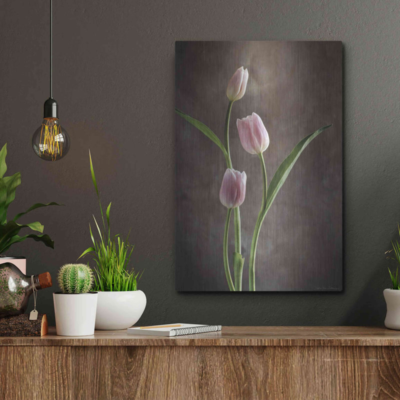 «Tulipes du printemps» par Debra Van S, H 16 po x l 12 po
