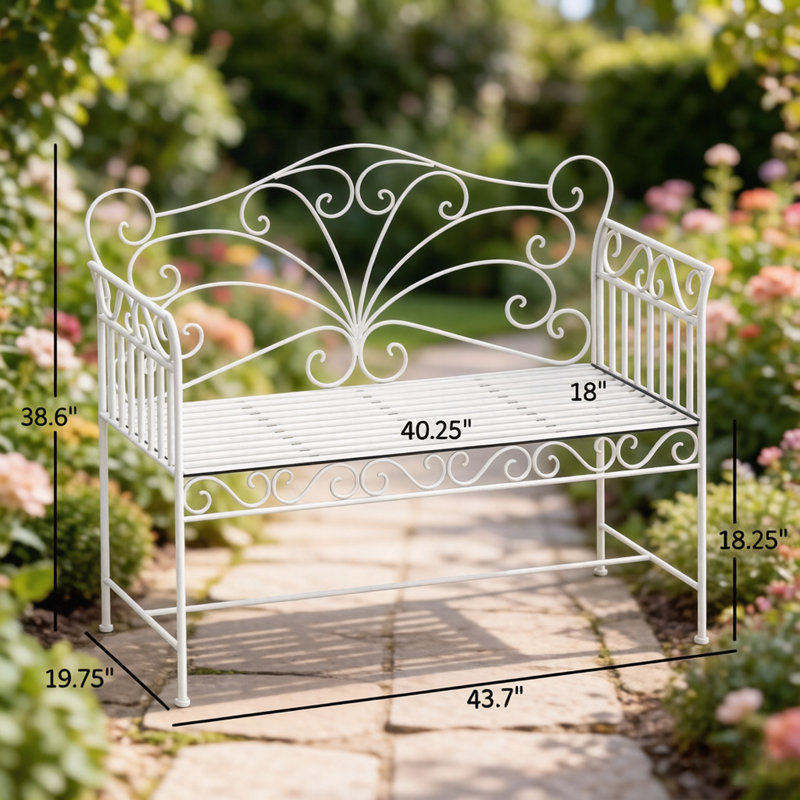 Banc de jardin extérieur, banc de jardin, banc de véranda