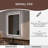 Niveous 24 in. W x 36 in. H Rectangular with Rounded Corners Frameless LED Wall Bathroom Vanity Mirror-866323895-866323894