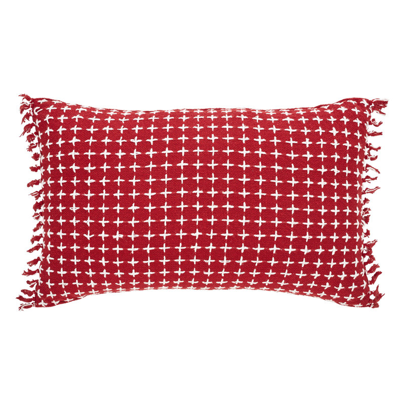Gallen Geometric Reversible Throw Pillow, 14" x 22", Rectangular