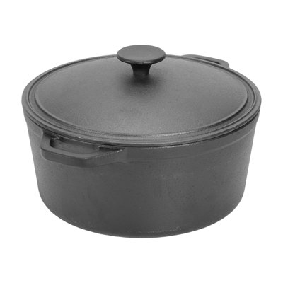 Belfry Kitchen Cast Iron Round Dutch Oven