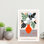 Nature morte, collection 1, le bouquet vibrant, art géométrique contemporain contemporain, nature