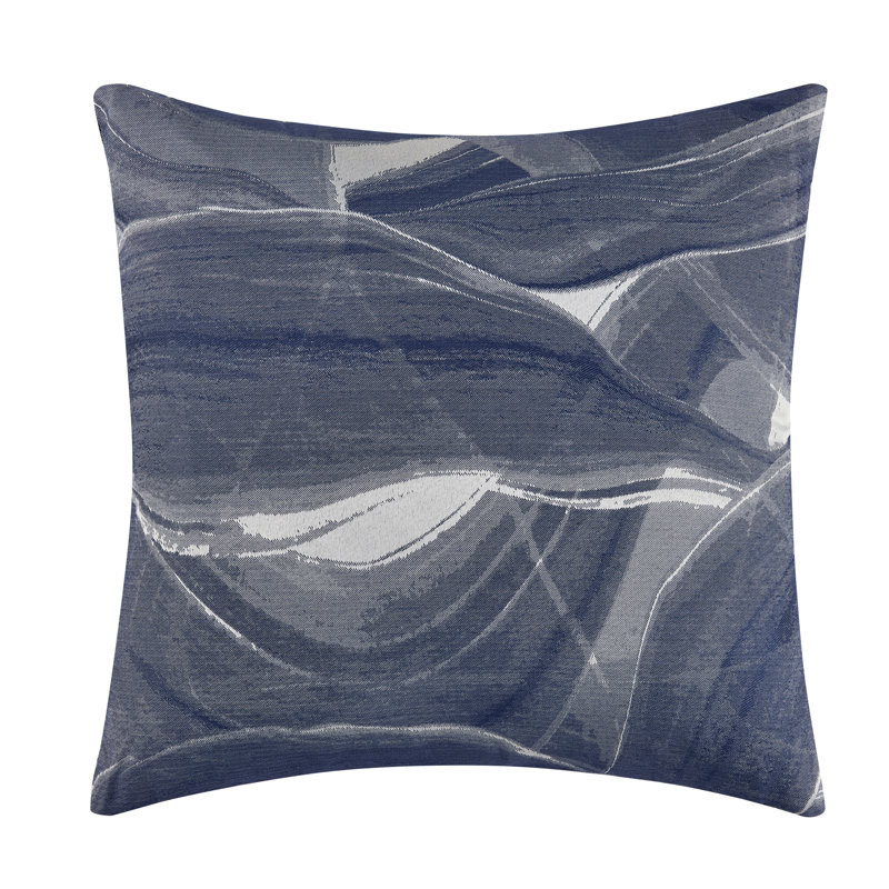 Erling Abstract Throw Pillow, 18" x 18", Down Blend