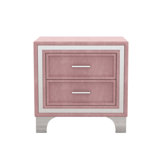 Velvet Solid Wood Nightstand