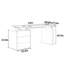Bureau en bois massif de style crème minimaliste-1453754397