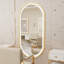 Aluminum Oval Wall Mirror-1377535706
