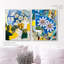 Blue Sunshine Set High-Gloss Frameless Acrylic Glass Wall Art Floral & Botanical Print by Oliver Gal, Ready to Hang, 16 x 20-835288598-835288602