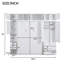 Lit escamotable double avec casiers et armoires-38814388