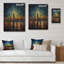 Silhouette fantaisiste colorée I sur bois-1864359189