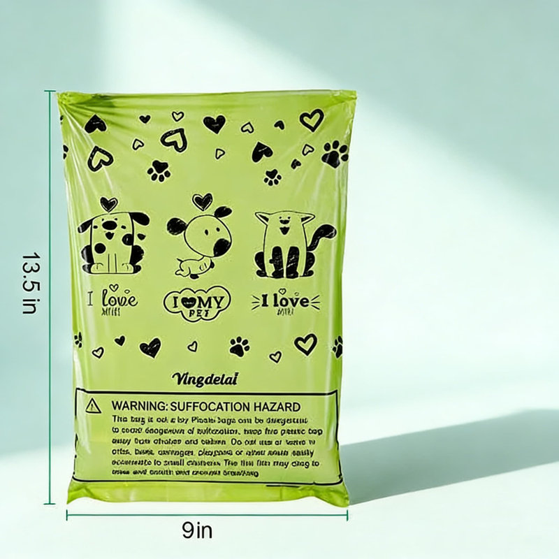 Sacs à crottes anti-fuites pour chien avec distributeur: sacs à déchets pour chiens non parfumés, très grands et durables de 540 points