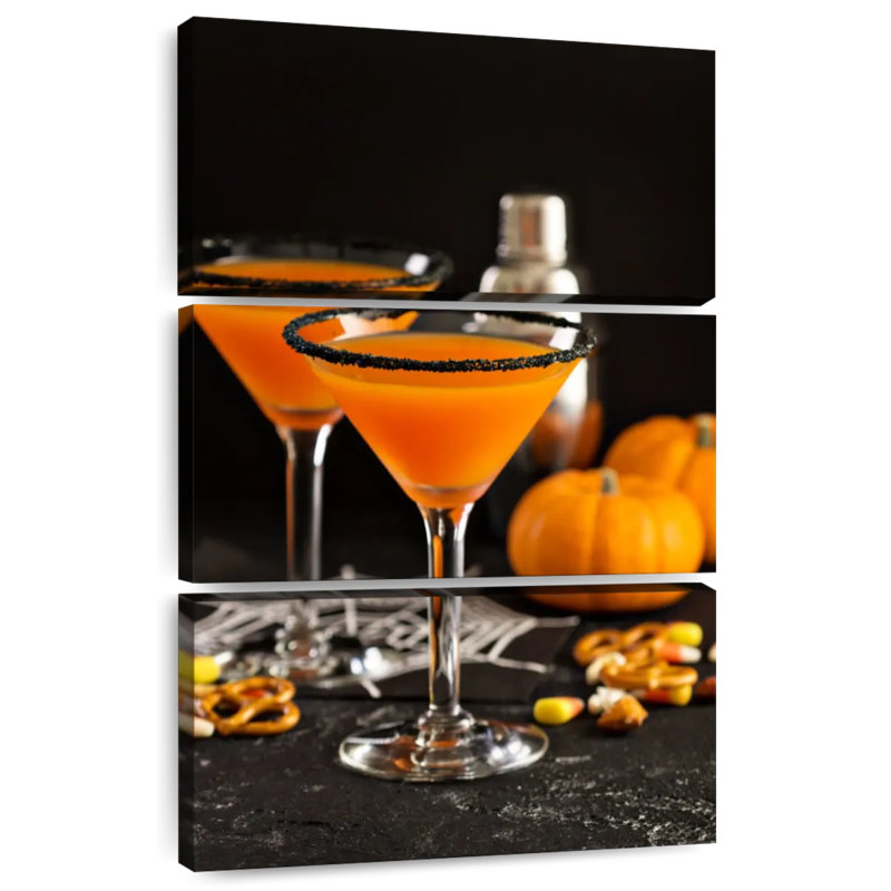 Citrouille martini cocktail, H 50 po x l 32 po