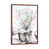 Toile classique avec cadre brun