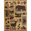 Multi 7 pi. 10 po X 10 pi 3 po Tapis Lodge-1449347094