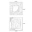 Ensemble de 2 tableaux rectangulaires abstraits modernes sur toile pour salon-2056466168
