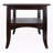 Camden Rectangular Coffee Table with Four Legs in Brown Finish, 17.85'' H X 33.5'' W X 18.5'' D