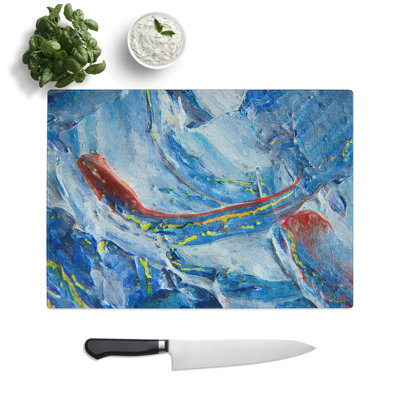 Tempered Glass Art Painting Vol.362 Chopping Board