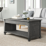 Table basse à 4 pieds avec rangement Mickens
