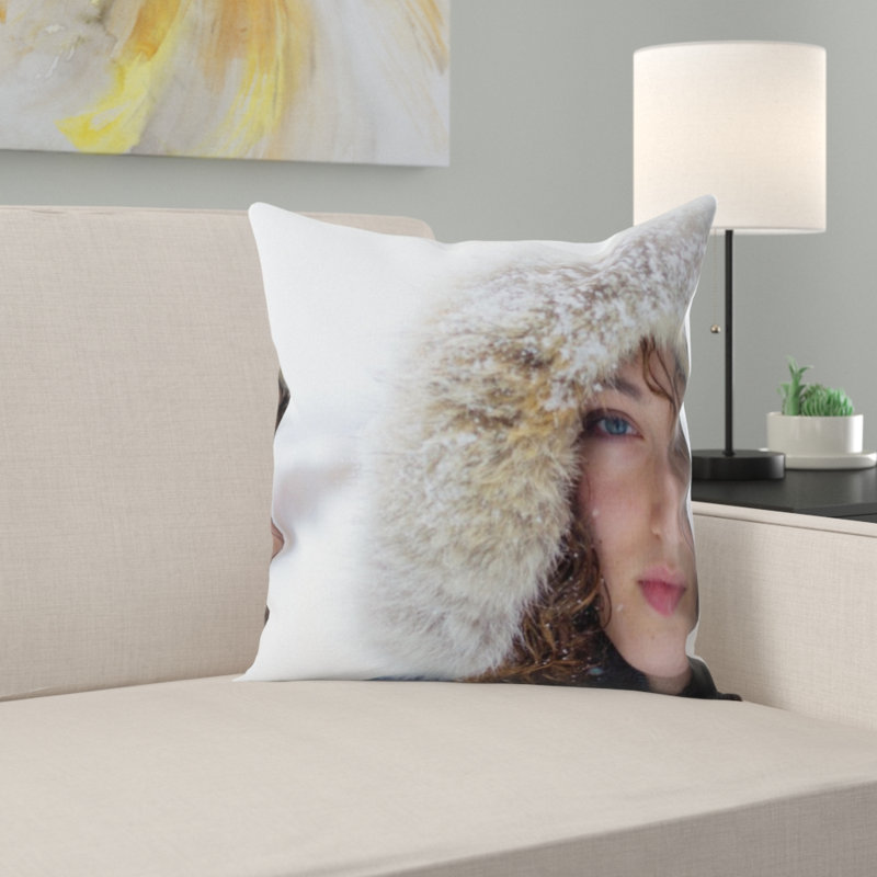 Housse et insert de coussin carré femme