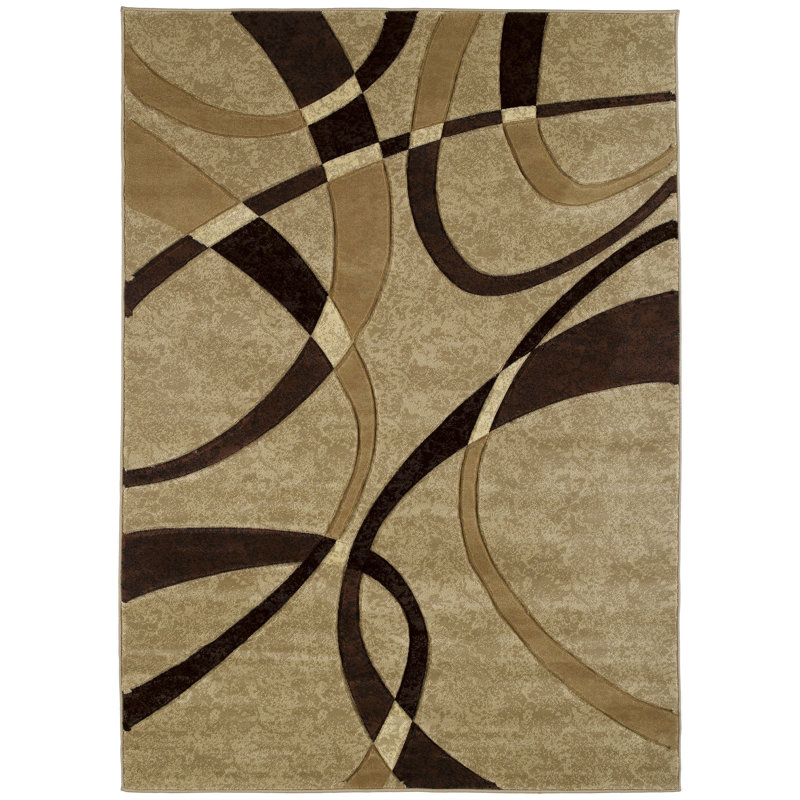 Dov Abstract Indoor Rug, Rectangle 5'3" x 7'6"