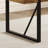 7-Piece Modern industrial Rectangular Wood Dining Set with Upholstered Chairs-2137543471-2137543469