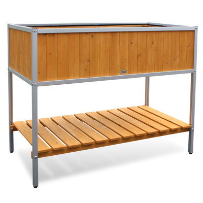 Wood Raised Garden Bed