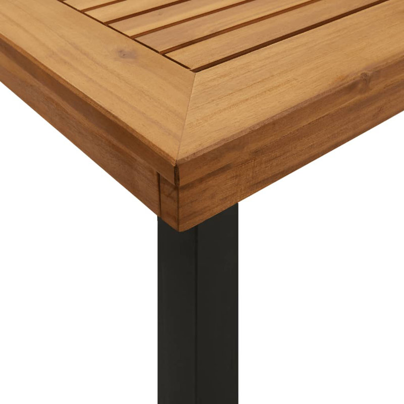 Rectangular Acacia Outdoor Coffee Table, 35.4" W x 59.1" L x 29.5" H