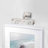Winchfield Medium Picture Light in Polished Nickel and White Marble