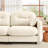 Four-Seater Modular Sectional Couch,Premium Chenille Fabric,With 2 Throw Pillows,Tufted Cushion Backrest Design,High-Density Foam Easy Install,Fits Bedrooms, Living Rooms, Reading Nooks,Beige-1546849670
