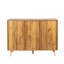 Buffet 47,24 "avec tablettes réglables, buffet à 3 tiroirs et 2 portes