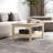 Kanthiah Solid Wood Coffee Table with Storage-421616998