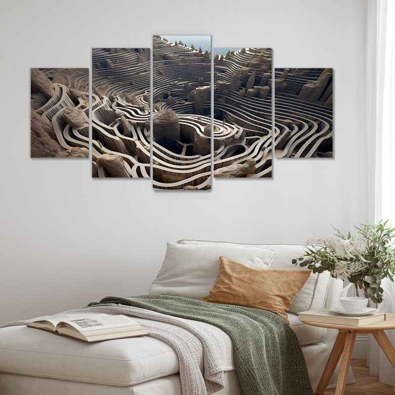 Labyrinthe, paysage surréel II
