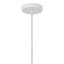 Luminaire suspendu conique texturé 1 lumière avec détails en rotin tissé