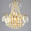 Lustre empire en cristal de luxe transparent K9 à 7 lumières Kemma