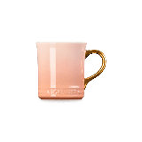Le Creuset Stoneware Mug With Gold Metallic Handle Mug, 14 Oz., Provence