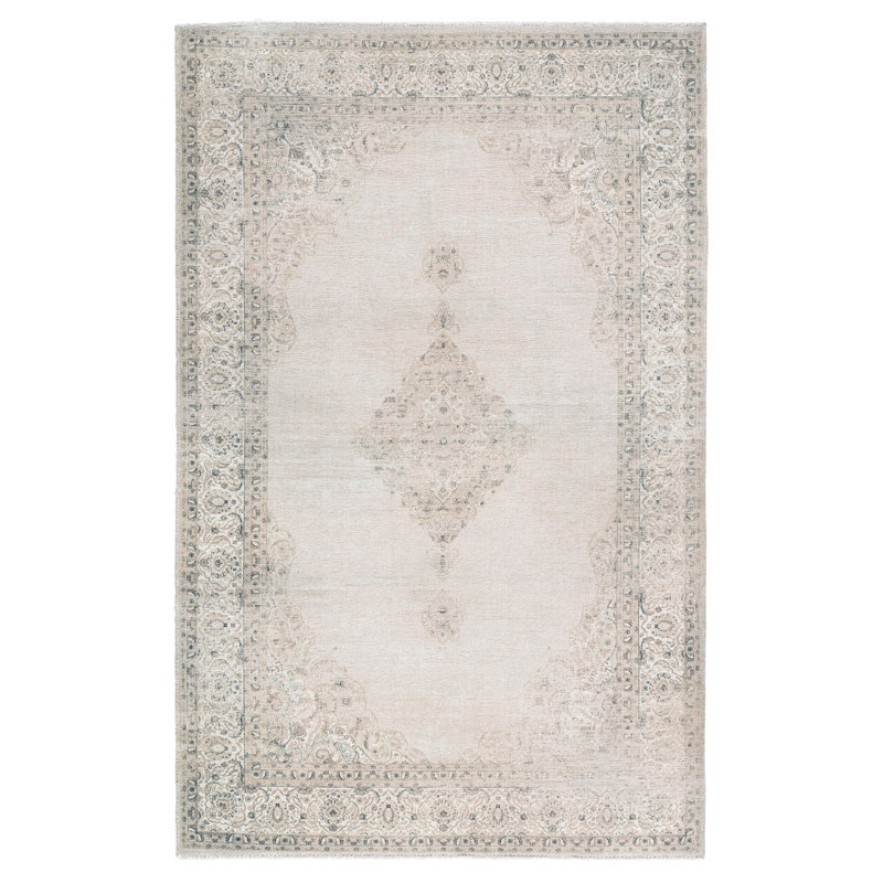 Auman Vintage Look Chenille Indoor / Outdoor Area Rug, Rectangle 2'7" x 4'9"